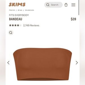 SKIMS fits everybody bandeau